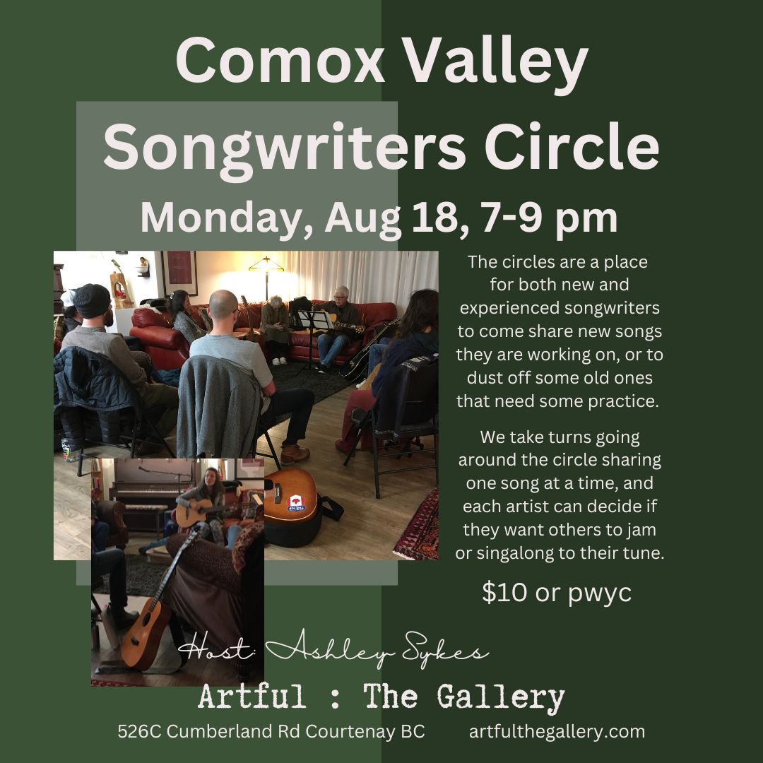 Comox Valley Songwriters Circle Host Ashley Sykes IN